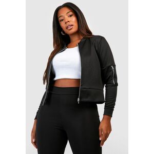 boohoo Plus Ma1 Bomber Jacket