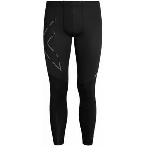 2xu Ignition Shield Compression Mens Black/silver Tights Nylon - Size Large