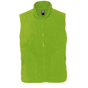 Sols Mens Norway Unisex Anti-Pill Fleece Bodywarmer / Gilet (Lime) - Green - Size X-Small