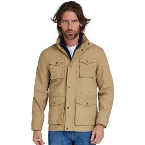 Raging Bull Mens Canvas Twill Field Jacket - Tan Cotton - Size 2xl