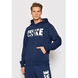 Nike Mens Sportswear Fleece Hoodie In Navy - Size X-Large