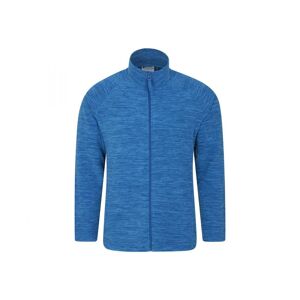 Mountain Warehouse Mens Snowdon Marl Fleece Jacket (Blue) - Size 2xs