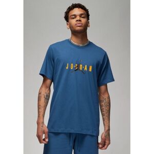 Nike Air Jordan Mens Stretch T Shirt In Blue Cotton - Size X-Large