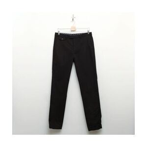 Ted Baker Mens Irvine Slim Fit Smart Trousers In Black Cotton - Size 38 Short