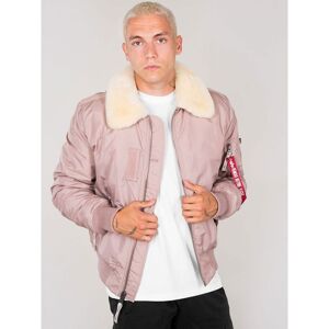 Alpha Industries Mens Injector Iii Flight Jacket In Mauve Pink - Dusty Pink - Size Medium