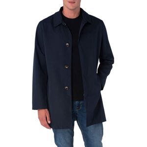 Harry Brown London Mens Navy Single Breasted Trench Coat - Size Large