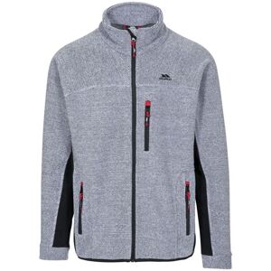 Trespass Mens Jynx Full Zip Fleece Jacket - Platinum - Size X-Small