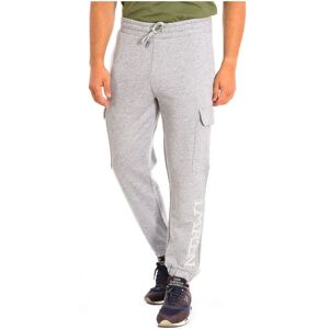 La Martina Mens Jogger Sports Pants Tmt011-Fp538 - Grey Cotton - Size Small