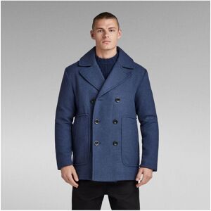 G Star Raw Mens G-Star Raw Premium Wool Peacoat - Navy Wool (Archived) - Size X-Small