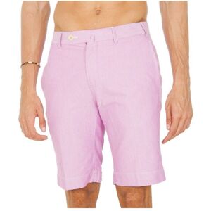 Hackett London Mens Bermuda Shorts With Side And Back Pockets Hm210682 Men - Violet Cotton - Size 33 (Waist)