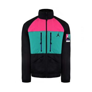 Nike Jordan Long Sleeve Black Zip Up Mens Winter Utility Jacket Ct3380 010 Nylon - Size X-Large