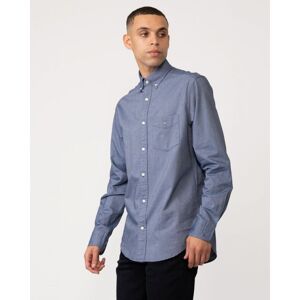 Gant Mens Regular Fit Long Sleeve Oxford Shirt - Blue - Size 4xl