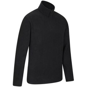 Mountain Warehouse Mens Camber Fleece Top (Pack Of 2) (Black) - Size X-Small