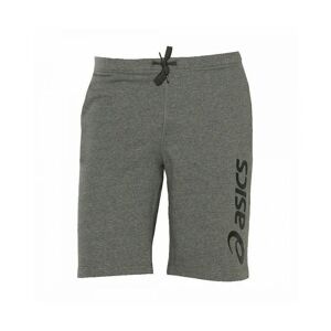 Asics Logo Mens Grey Shorts Cotton - Size Small
