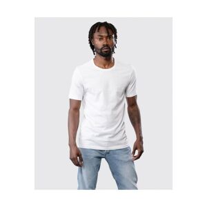 Boss Orange Mens Bodywear 3 Pack Crew Neck T-Shirts - White Cotton - Size Medium