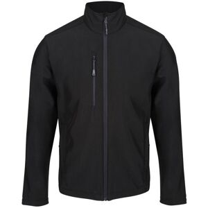 Regatta Mens Honesty Made Recycled Softshell Jacket (Black) - Size Medium