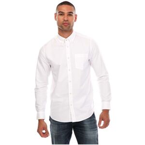 Ted Baker Mens Paplet Oxford Shirt In White Cotton - Size Large