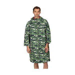 Regatta Mens Adult Waterproof Fleece Lined Robe Jacket - Green - Size Small