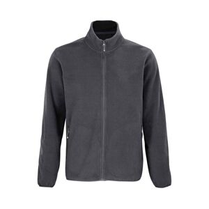 Sols Mens Factor Recycled Fleece Jacket (Charcoal) - Size Medium