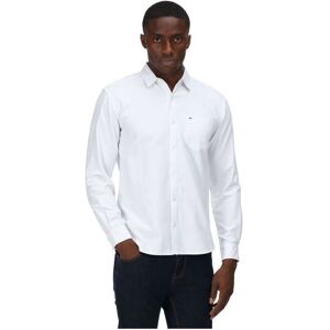 Regatta Mens Brycen Long-Sleeved Formal Shirt (White) Cotton - Size Small