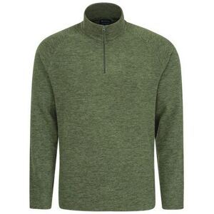 Mountain Warehouse Mens Snowdon Fleece Top (Khaki) - Size X-Small