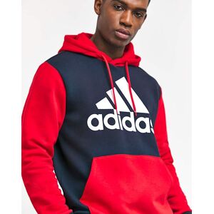 Adidas Big Logo Fleece Hoodie Navy/Red S34/37 male