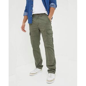 FatFace Corby Straight Cargo Trouser Khaki Green 40 male