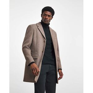 Jacamo Neutral Marl Faux Wool Overcoat Neutral 6XL68/70 male