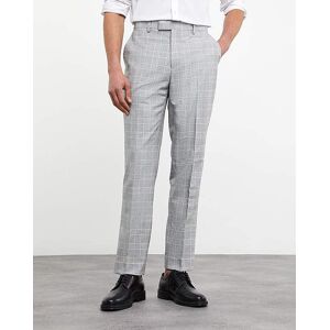 Elf|Jacamo Jasper Light Grey Check Suit Trouser Light Grey 38R male