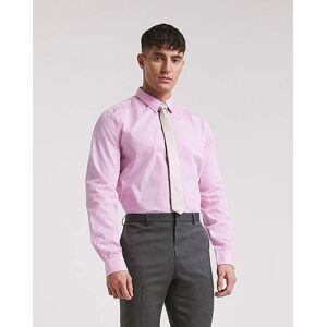 Jacamo Pink Long Sleeve Formal Shirt Long Pink 17 male