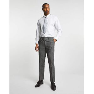 Jacamo Prince of Wales Relaxed Suit Trouser Charcoal 36R male