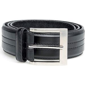 D555 Harley Square Buckle Black Belt Black 52 male