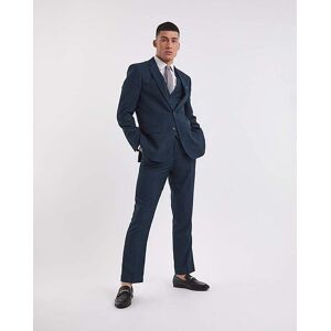 Jacamo Navy Regular Fit Stretch Suit Trouser Sh Navy 38S male