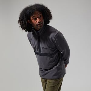 Berghaus Men's Aslam Micro Half Zip Fleece - Grey/Black Small Men's