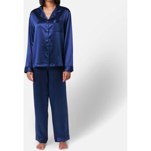 ESPA Freya Silk Pyjamas - Midnight Blue - M