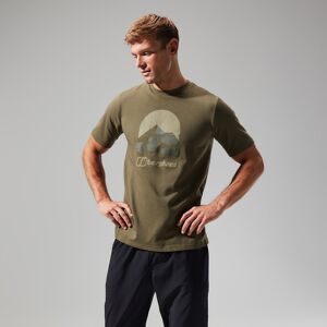 Berghaus Men's Edale MTN Short Sleeve Tee - Dark Green Extra Small Men's