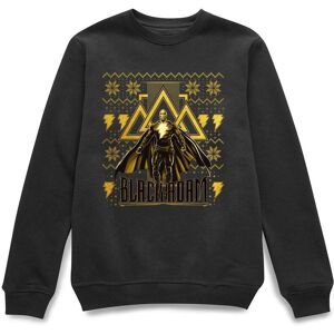 Original Hero Black Adam Gold Christmas Christmas Jumper - Black - XL