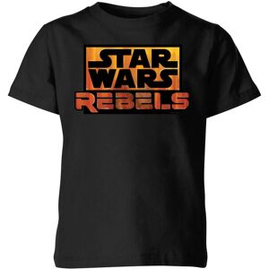 Star Wars Rebels Logo Kids' T-Shirt - Black - 3-4 Years