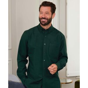 Savile Row Company Forest Green Classic Fit Oxford Shirt XXXL Standard - Men