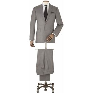 Savile Row Company Grey Textured Wool Suit - Men