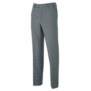 Savile Row Company Grey Windowpane Check Tailored Suit Trousers 42