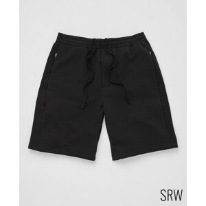 Savile Row Company SRW Active Black Stretch Loopback Cotton Sweat Shorts S - Men