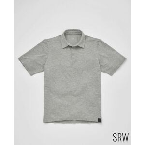 Savile Row Company SRW Active Non-Iron Marl Grey Short Sleeve Polo Shirt XXL - Men