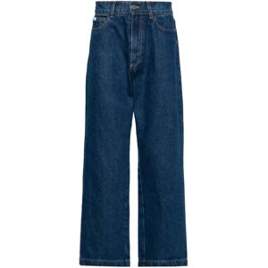 Rassvet , Classic Denim Trousers in Denim Blue ,Blue male, Sizes: L, M