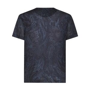 Etro , Cotton T-Shirt ,Blue male, Sizes: M, L, XL