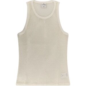 Courrèges , Fishnet Sleeveless Top ,White male, Sizes: M