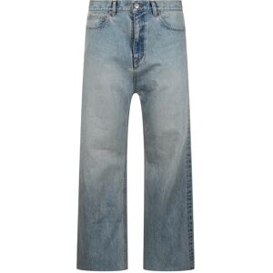 Balenciaga , Baggy Denim Pants ,Blue male, Sizes: W32, W30