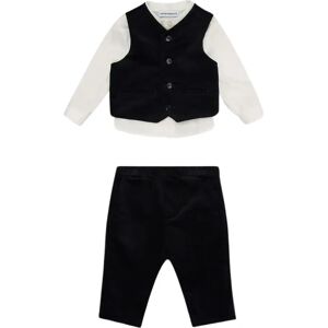 Armani , Elegant Corduroy Outfit Set ,Blue male, Sizes: 2 Y, 12 M