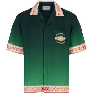 Casablanca , Casablanca Shirts Green ,Green male, Sizes: L