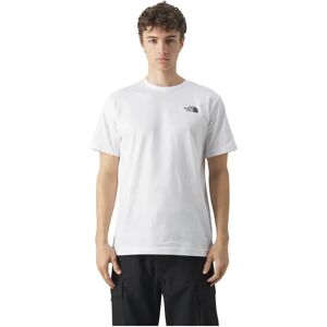 The North Face , Red Box Half Sleeve T-Shirt ,White male, Sizes: S, XL, L, M, 2XL